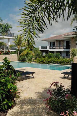 Pool - Luxury apartment on gated community Blue Bay within walking distance to the beach (Willemstad)