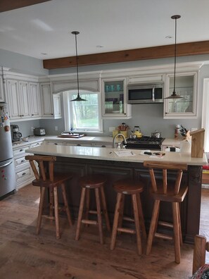 Private kitchen - Paradise! 1000 feet frontage! 2 hrs. from Toronto. (Gravenhurst)