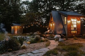 Exterior - Lux OffGrid Oasis - A frame Farm + River + Animals (Montgomery)