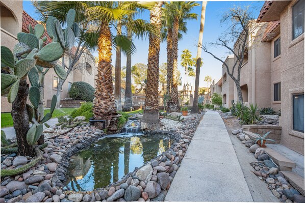 Property grounds - Dog-friendly, ground-floor condo with mountain view, fireplace, pool & hot tub (Tucson)