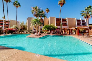 Pool - Dog-friendly condo near Old Town with patio, outdoor pool, BBQ areas & AC (Scottsdale)