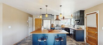 Sun-soaked & charming dog-friendly retreat with private pool, large patio, & W/D