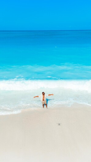 On the beach