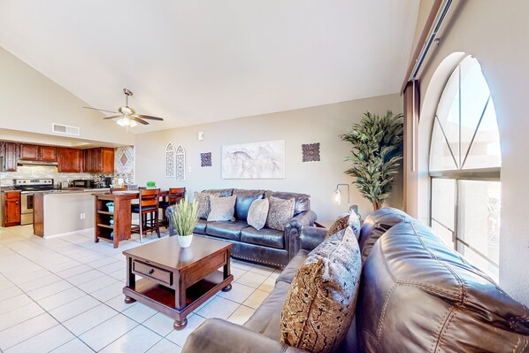 Smart TV - Gated-entry condo with central location, central AC, & private W/D (Phoenix)