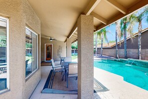 Pool - Oasis in Sunny Scottsdale—where comfort, games, and poolside relaxation. (Scottsdale)