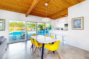 Dining - Mid-Century Modern Meiselman Home with Backyard Oasis, Pool & Spa (Palm Springs)