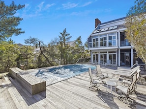 Pool - Oceanfront 5BR Home w/ Pool | Balcony + Porch View (Bethany Beach)