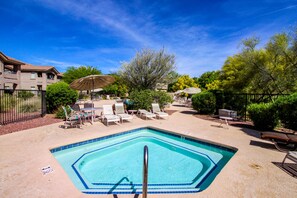 Una piscina riscaldata