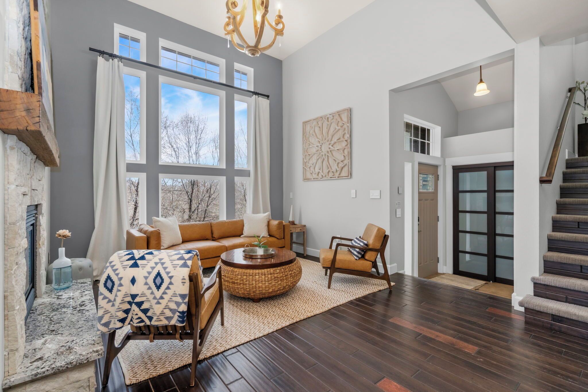 House, Multiple Beds, Patio, Mountain View | Living area