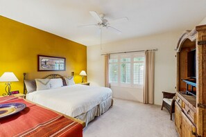 2 chambres, fer et planche à repasser, accès au Wi-Fi (inclus)