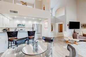 Interior - Lake view desert stay with pool, patio, grill, & smart TVs - snowbird-friendly (Gilbert)
