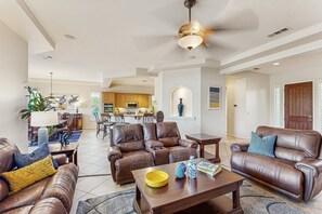Smart TV, fireplace, DVD player, stereo - Desert Dreams Await — Your 30-Day La Quinta Escape with Poolside Perfection (La Quinta)