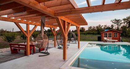 Schönes Haus in Aljmas mit Sauna