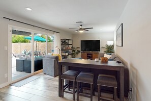 Smart TV, DVD player, table football - Relax Poolside at Spacious Mesa Home with Grill, & Central AC - Prime Location (Mesa)
