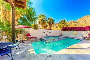 A heated pool - Chic La Quinta Cove Retreat | Pool and Spa , Near Old Town 3BR #221616 (La Quinta)