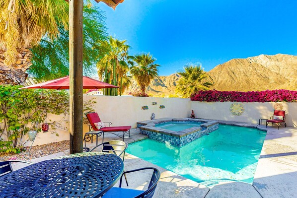 A heated pool - Chic La Quinta Cove Retreat | Pool and Spa , Near Old Town 3BR #221616 (La Quinta)