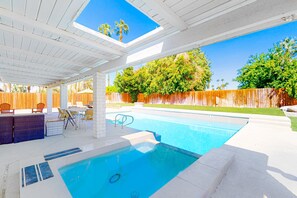 Pool - Dreamy, dog-friendly home w/ private pool, spa & terrace - near El Paseo (Palm Desert)