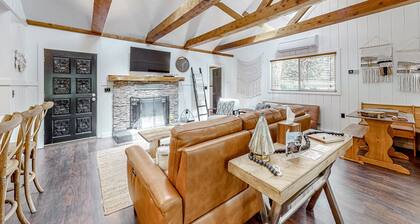 Dog-friendly, renovated home with fireplace & amazing deck