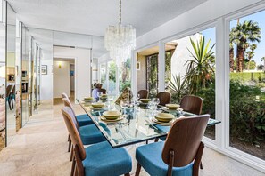 Dining - Stylish Dog-Friendly Retreat W/ High-Speed WiFi, Pool & Spa, & Pool Table (Palm Springs)