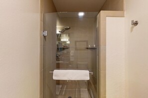 Shower, hair dryer, towels - Modern home with private pool, covered patio, & ping-pong table - dogs ok (Scottsdale)