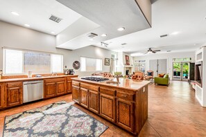 Interior - Mountain-view home with private pool & spa, near trails - 3BR #220080 (La Quinta)