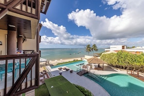 Basic Apartment | Lanai - APTO Vista Mar Incrível | Pé na Areia | Barra Bali | Destino BSM 116 (Barra de São Miguel)