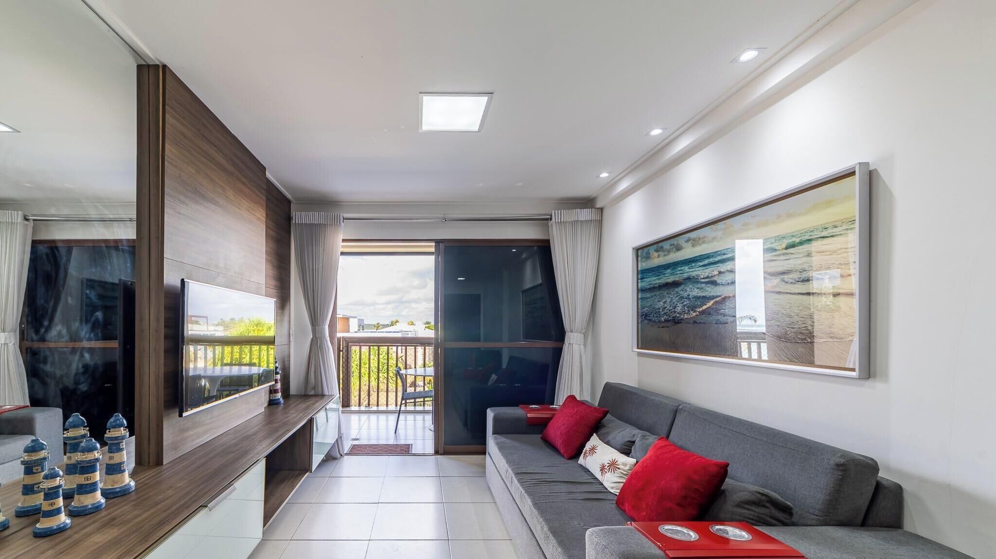 Basic Apartment | Living area | 52-inch Smart TV with digital channels