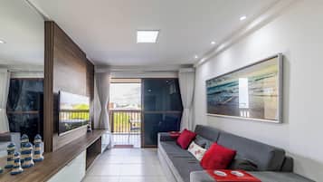 Basic Apartment | Living area | 52-inch Smart TV with digital channels