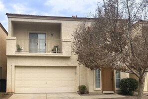 Exterior - 2-story home near downtown with outdoor pool, private patio, streaming, W/D, AC (Tempe)