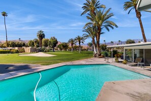 Pool - Historical, mid-century modern home w/ a private pool & gas grill - dogs welcome (Rancho Mirage)