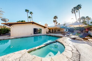 A heated pool - Entertain w/Amazing Mountain View, Private Pool/Spa, Putting Green - 2 Dogs OK (Palm Springs)