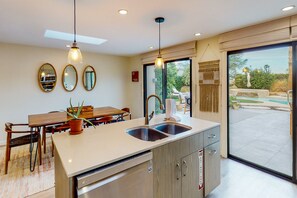 Interior - Posh Araby eden with saltwater pool & backyard bar - 4 miles to downtown (Palm Springs)