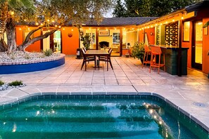 A heated pool - California Ranch Dog-Friendly Home W/ Lush Landscaping & Private Saltwater Pool (Palm Springs)