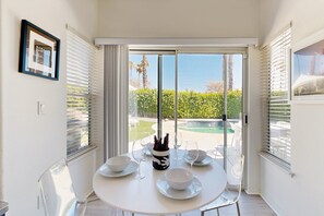 Dining - Sun-soaked dog-friendly retreat with private pool, hot tub, fireplace, & W/D (Palm Desert)