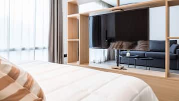 Estúdio conforto, 1 cama de casal | Wi-Fi de cortesia