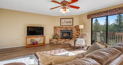 Placid home with new fireplace, full kitchen, gas grill, patio, & washer/dryer