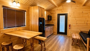 Family Cabin, Multiple Beds, Private Bathroom, Mountain View | Living area - Zion Vacation Village (Virgin)