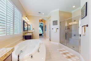 Shower, hair dryer, towels - PGA West Fairways For Days | House in La Quinta w/ pool, firepit, & dog-friendly (La Quinta)