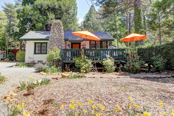 Exterior - Dog-friendly mountain retreat with private hot tub & well-appointed deck (Idyllwild)