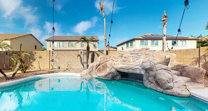 Spectacular home with private pool & pool chiller, grill, loft w/ games