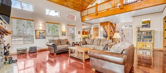 Spacious lakefront home with deck  & W/D