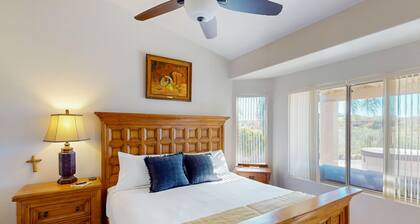 Dog-friendly valley view oasis with private hot tub, shaded patio, washer/dryer