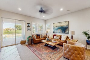 Interior - Dog-friendly golf course-adjacent home with a private pool, pool spa, & AC (Indio)