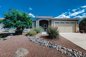 Exterior - Captivating desert home with private pool, game room, grill, backyard & W/D (Tucson)