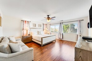 4 bedrooms, iron/ironing board, free WiFi, bed sheets - Inviting and unique dog-friendly home with pool, pool spa, firepit, & W/D (Indio)