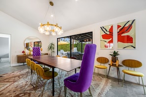 Dining - Highball House with private pool, spa, firepit & artful designer interior (Palm Springs)