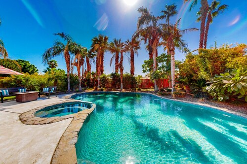 Dog-Friendly Home w/ a Private Pool, Pool Spa, Firepit, & Patio - 3BR - #66716