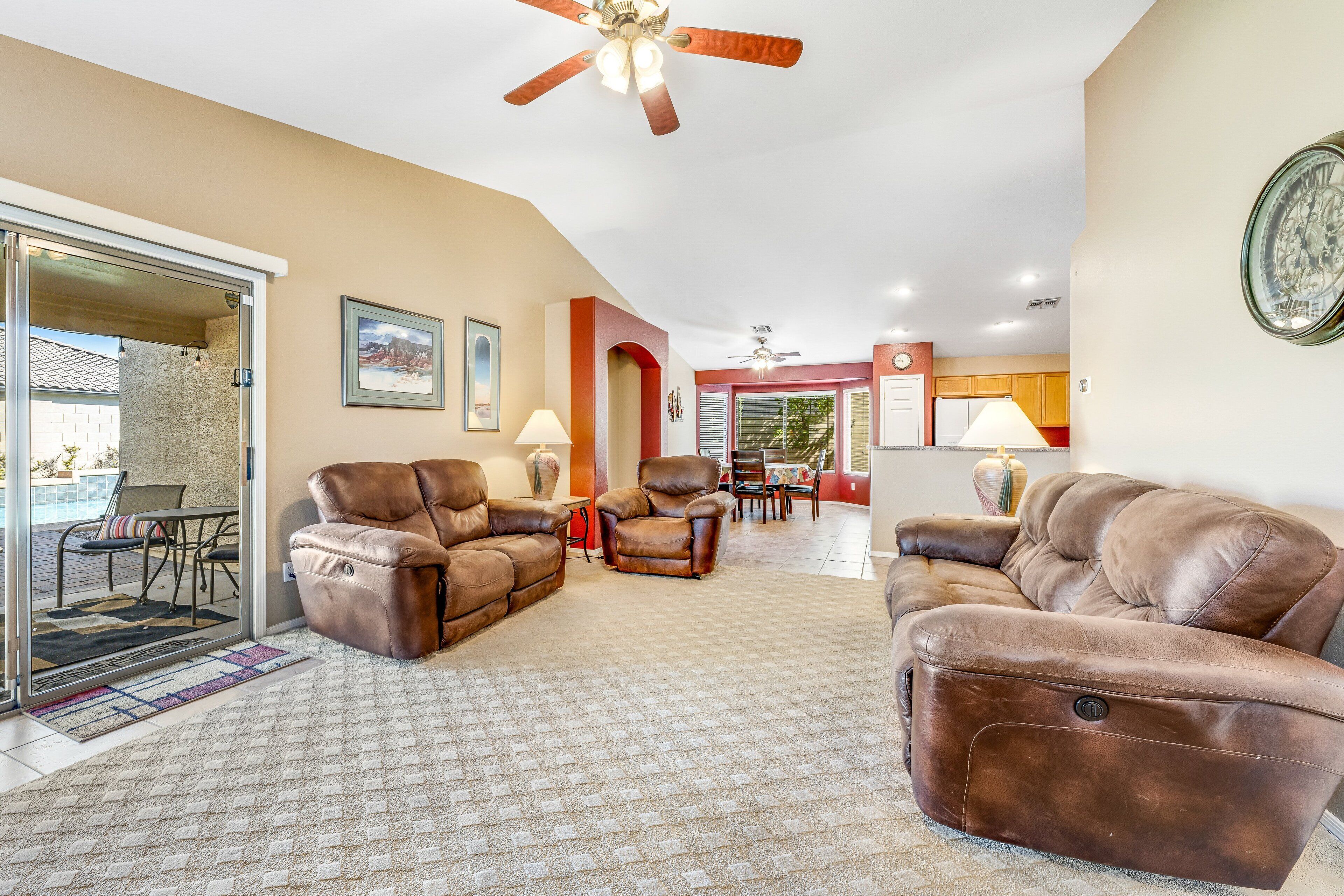 Spacious Home With Private Heated Pool With Waterfall, Putting Green & Firepit - Goodyear, AZ