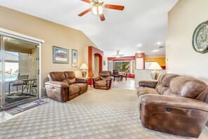 Interior - Spacious home with private heated pool with waterfall, putting green & firepit (Goodyear)