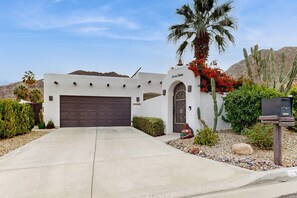 Exterior - Modern Spanish, Dog-Friendly Home w/Mtn View, Private Pool, Spa, & Grill (La Quinta)